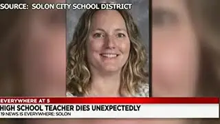 Solon High School teacher unexpectedly dies at 40
