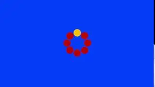 Youtube loading icon green scren animation