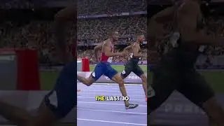 Quincy Hall&rsquo;s INSANE Comeback Wins 400m Gold 🥇| Paris Olympic Final 43.40s #QuincyHall #sportsshorts