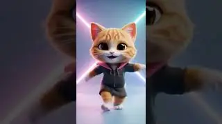 Dress On. Music On. Kitten Dancing 🔥😺💃❤ #kitten #kittendance #cutekitten #dancingcat #ytshorts