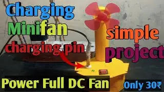 How to make a table fan||power Full DC fan/ How do you make a simple mini fan/mini motor/science