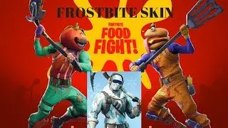 FORTNITE - FROSTBITE SKIN and FOOD FIGHT game mode played by TNTextreme