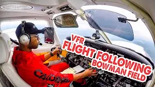 VFR FLIGHT FOLLOWING TO BOWMAN FIELD IN A PIPER TURBO LANCE II | FULL FLIGHT VLOG