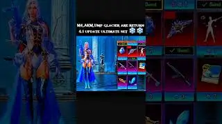 M4,AKM,UMP Glacier are return 4.1update ultimate set ❄️❄️#bgmi #pubgmobile #shorts #youtubeshorts