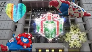 大阪市役所イルミネーションファサード  osaka city hall illumination facade
