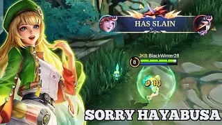 SORRY HAYABUSA!! YOUR SHADOW CAN'T GIVE A NIGHTMARE TO MY TEAMATE | FLORYN BEST BUILD 2024 | MLBB