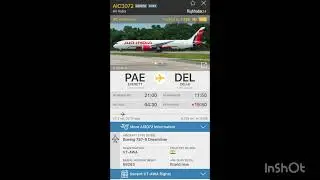 Featured flight ✈️ alert air India 🇮🇳 is taking delivery of its first 787-9 Boeing.😳