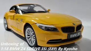 1:18 BMW Z4 Sdrive35i (E89) By KYOSHO [scale die-cast car unboxing]