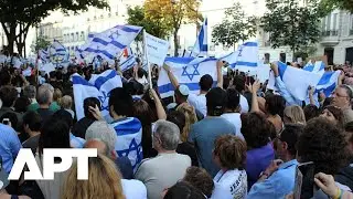 Pro-Israel Demonstrators March Through Paris Demanding Hostage Release in Gaza | APT