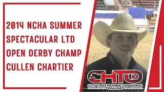 2014 NCHA Summer Spectacular Ltd Open Derby Champ Cullen Chartier
