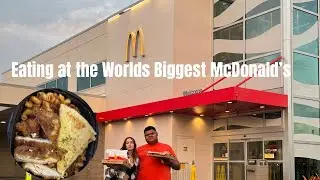 Eating at the Worlds Biggest McDonalds in Orlando Florida