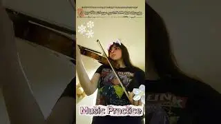 First line of Etude. I wrongly played F# #violin #cover #violinist #music #halloween #viral #fyp