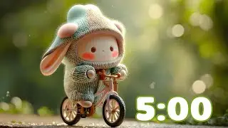 5-Minute Timer 🚲✨ Noki Riding a Bike &ndash; Cute Focus & Study Break