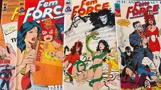 Femforce 17-20 AC Comics Heroic Heroine Team