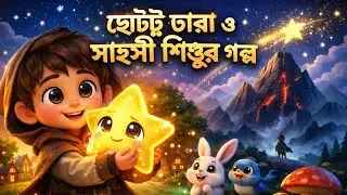 ছোট্ট তারা ও সাহসী শিশুর গল্প 🌟 | 3D রূপকথার গল্প | Bangla Fairy Tale