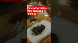 Kuliner Legendaris di Solo#ninithowong#kulinersolo #depotessolo#furusato