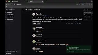 Mass Block Twitter: Share Link of Moderation List