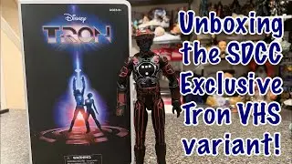 The New Tron VHS action figure San Diego Exclusive is here!