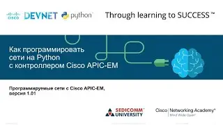 Курсы DevOps / DevNet. Как программировать сети на Python с контроллером Cisco APIC-EM