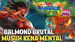 NGERI 😱 ONE HIT COY! INI DIA BUILD BALMOND PALING SAKIT 2025 | MLBB