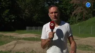 Schüler im Gelände - der Bikepark in Höchstadt