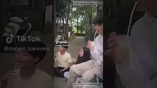 afan dan dira minum es bareng