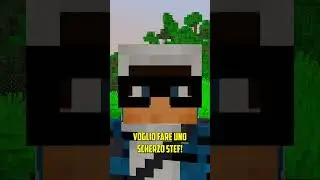 SCHERZO DIVERTENTE A STEF SU MINECRAFT #short