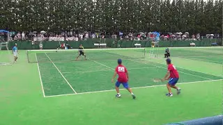 2017年IH ソフトテニス 男子 個人 準々決勝 北野・鈴木（東北）vs 増田・池岡（高田商）