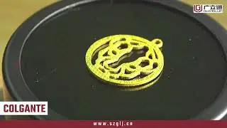 Fabricación de colgantes de oro con máquinas de grabado de joyería CNC - Guanglijin
