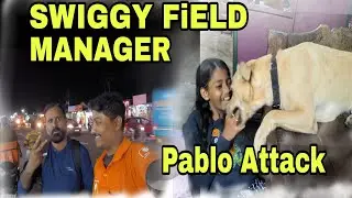 🤨Swiggy Field Manager 🐕 Pablo Attack In Into