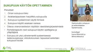 Opetustuokio sukupuun ja verkostokartan käyttämisestä