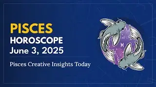 Daily PISCES Horoscope (June 3, 2025) ♓️ 🌟 Pisces Creative Insights Today