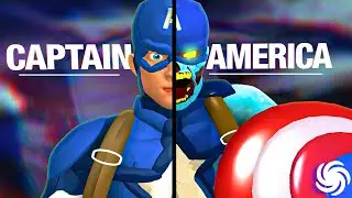 Turning Captain America into a Zombie | Spore Timelapse