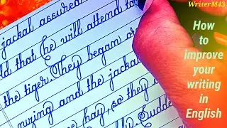 Best english ki writing | One page english handwriting | Fair cursive writing #calligraphy #cursive
