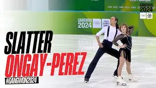 Slatter Ashlie and Ongay Perez Atl 🥉 Third position in Ice Dance at Gangwon 2024!