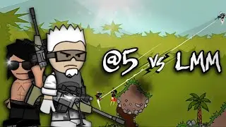 CLAN WAR: @5 vs LMM || Mini Militia Gameplay (ft. Luzhy)🔥