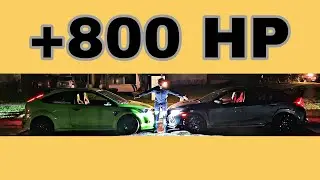 TYPE R vs FOCUS RS + 800 HP