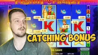 PLAYING  HIGH STAKES IN FISHIN FRENZY THE BIG SPLASH
