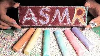 ASMR Chalk Color Triggers | Scratching, Tapping & Rubber Sounds for Deep Relaxation