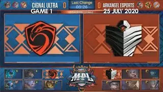 ARKANGEL VS CIGNAL ULTRA [GAME 1] 25 JULY 2020 [MAIN QUALIFIERS] | MPL PHILIPPINES SEASON 6