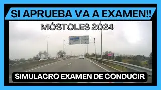 [SIMULACRO] EXAMEN de CONDUCIR en MÓSTOLES - Recorrido REAL