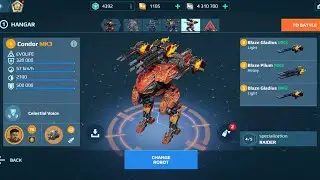 Condor Gadius Pilum | War Robots Gameplay 