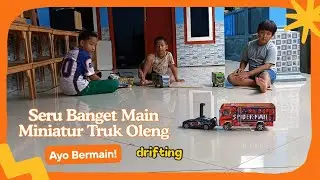 Main miniatur truk oleng seru #trukoleng #miniaturtrukoleng #funny 