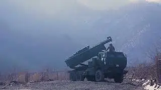 U.S. MARINES Rocket System Strikes - Korea Showdown