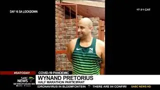 SA Lockdown Day 16 I Oceans Marathon runners tackle the race in their yards