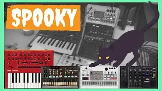 Getting Spooky with Korg Volca Mix + FM + Sample + Monologue (DAWless)