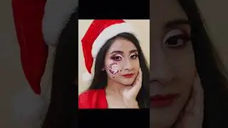 Santa Claus Makeup🎅 #christmas #makeup #santa #fyp #faceart