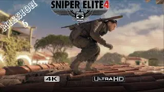 Sniper Elite 4 Mission 5 Abrunza Monastery..4K Ultra HD Walkthrough Gameplay  (No Commentary)