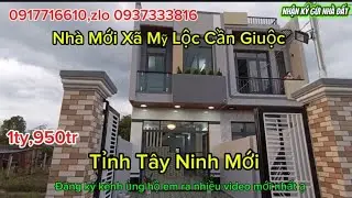 Ms572 Nh&agrave; mới x&atilde; mỹ lọc cần giuộc tỉnh t&acirc;y ninh mới nơi an cư l&acirc;u d&agrave;i 1ty,950tr thương lượng 