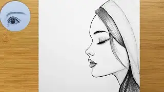 Girl Drawing for beginners || How to draw girl drawing step by step || pencil drawing || Art